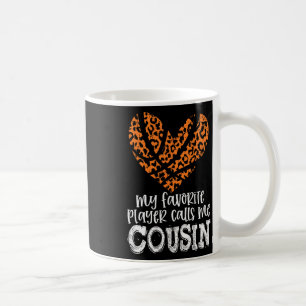 Caneca De Café Bysketbyll Cousin Cheetah My Favorite Player Calls