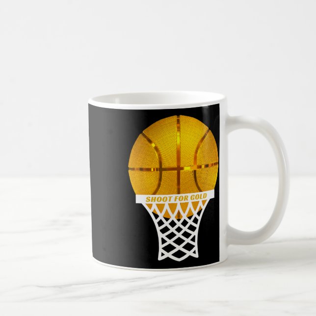 Caneca De Café Bysketbyll Hoop Net Mvp Player Prêmio Slam Dun (Direita)