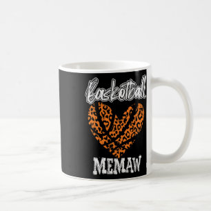 Caneca De Café Bysketbyll Memaw Topo Coração Afetado Retro Cheeta