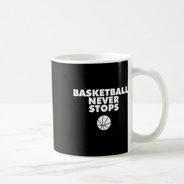 Caneca De Café Bysketbyll Nunca Pára (Direita)