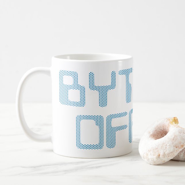 Caneca De Café Byte off (Com Donut)