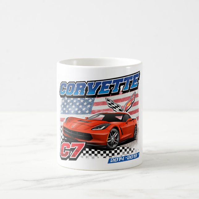 Caneca De Café C7 Corvette - Coffee Mug (Centro)