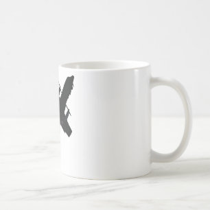 CANECA DE CAFÉ C-130 COM JATOS SOBRE