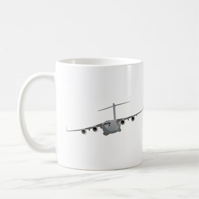 Caneca De Café C-17 Avião da Força Aérea dos EUA (Esquerda)