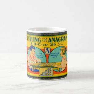 CANECA DE CAFÉ C. CAIXA DE JOGO DE ESCALA PARA CRIANÇAS DE 1915