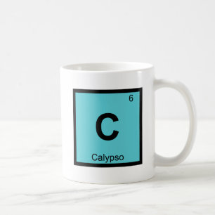 Caneca De Café C - Calypso Símbolo da Tabela Periódica Química Gr