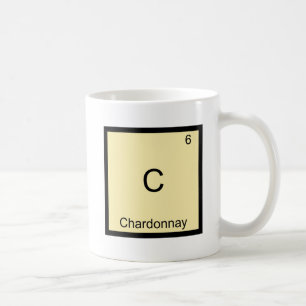 Caneca De Café C - Camiseta do Símbolo do Elemento de Química Div