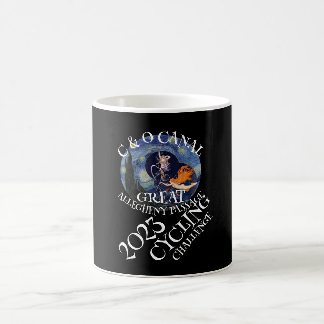 Caneca De Café C e O Canal Towpath Great Allegheny Passage (Centro)