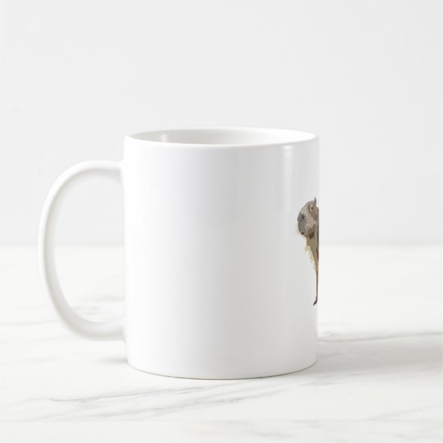 Caneca De Café C é para Capybara (Esquerda)