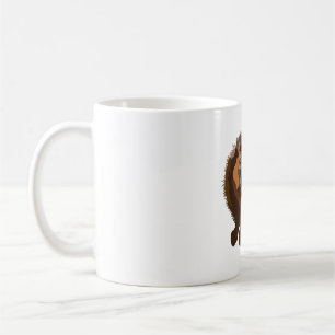Caneca De Café C é para Collared Brown Lemur