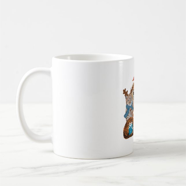 Caneca De Café C é para o Natal no Zoo (Esquerda)