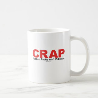 Caneca De Café C.R.A.P. O carbono não é realmente poluição