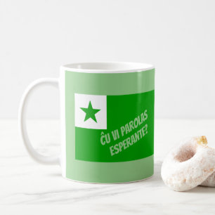 Caneca De Café Ĉ vc parolas Esperante?