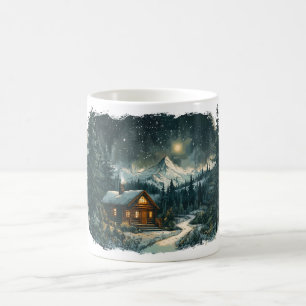 Caneca De Café Cabana Aconchegante em um País das Maravilhas de I