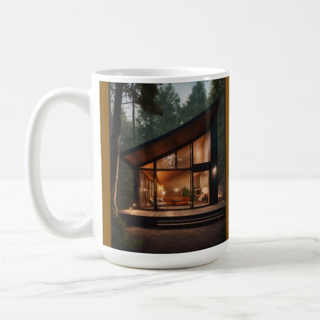 Caneca de Café Cabana Florestal Aconchegante – Cas (Esquerda)