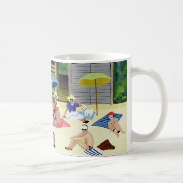 Caneca De Café Cabanas 1991 da praia (Direita)