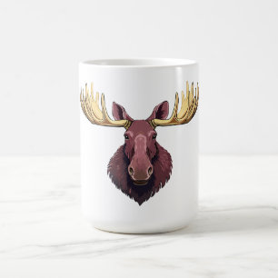 Caneca De Café Cabeça de alce macho