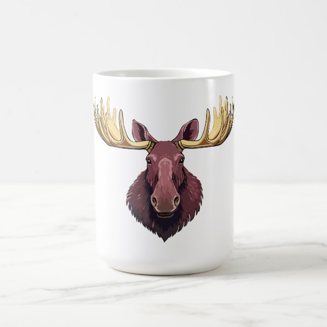 Caneca De Café Cabeça de alce macho (Centro)