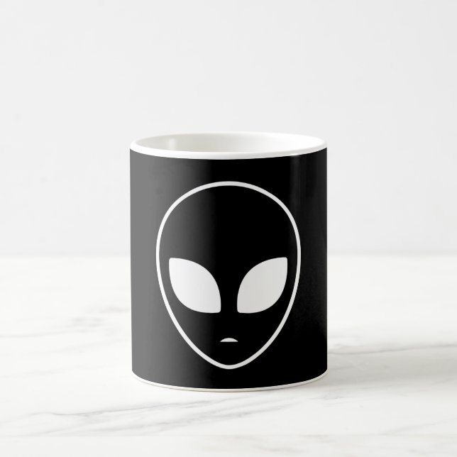Caneca De Café Cabeça De alienígena Ufo Aliens Área Espacial 51 P (Centro)
