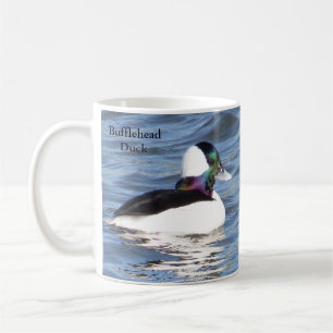 Caneca De Café Cabeça de Bufflehead Café Mug II por BirdingColl