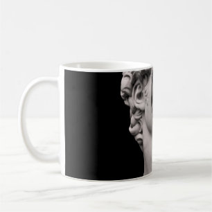 Caneca De Café Cabeça de busto clássico de David Michelangelo