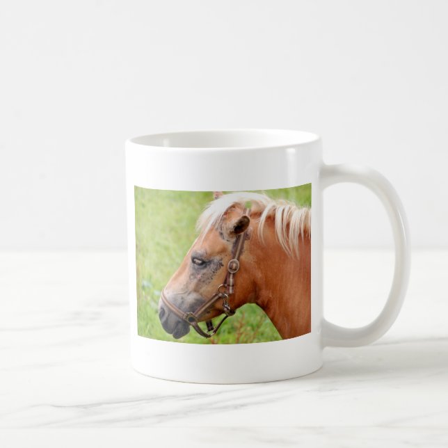 Caneca De Café Cabeça de cavalo 003 (Direita)