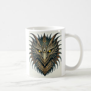Caneca De Café Cabeça de Dragão