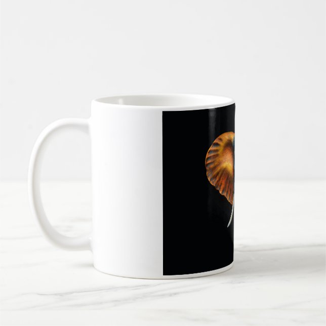 Caneca De Café Cabeça de elefante africano (Esquerda)