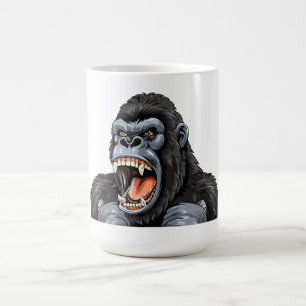 Caneca De Café Cabeça de gorila