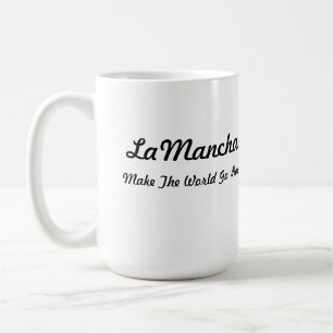Caneca De Café Cabeça de LaMancha no coração