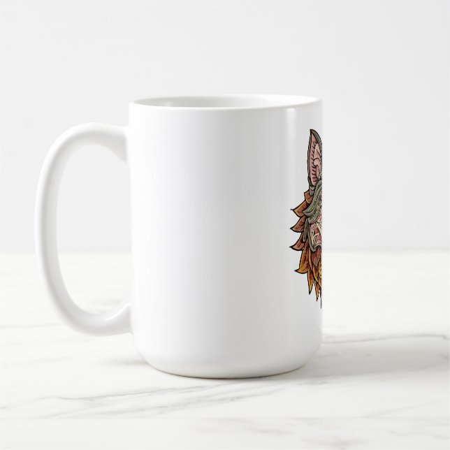 Caneca De Café Cabeça de lobo de frente (Esquerda)