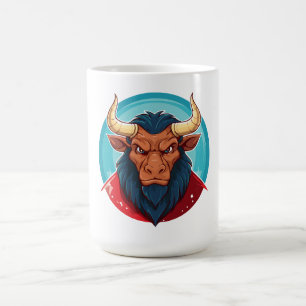 Caneca De Café Cabeça de um minotauro da mitologia grega