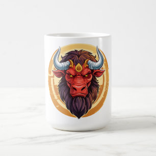 Caneca De Café Cabeça de um minotauro da mitologia grega