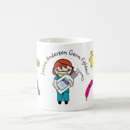 Caneca De Café Cabeça de Vermelha de Corte de Combatente Germ Per