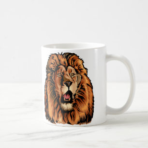 Caneca De Café cabeça do leão