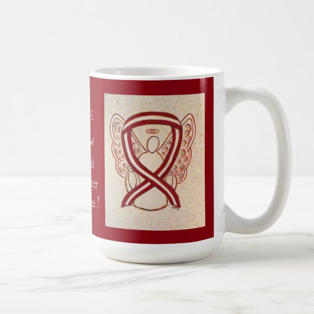 Caneca De Café Cabeça e Pescoço Sensibilização Fitas de Fita (Direita)