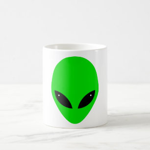 Caneca De Café Cabeça estrangeira verde