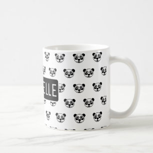 Caneca De Café Cabeça Personalizada do Urso de Panda