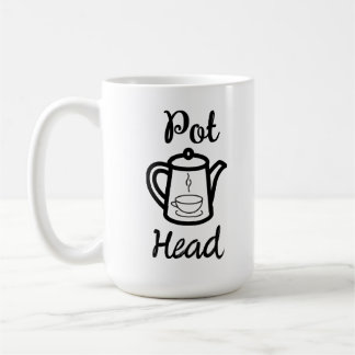 Caneca De Café Cabeça pote - Café Engraçado Café Combo Mug