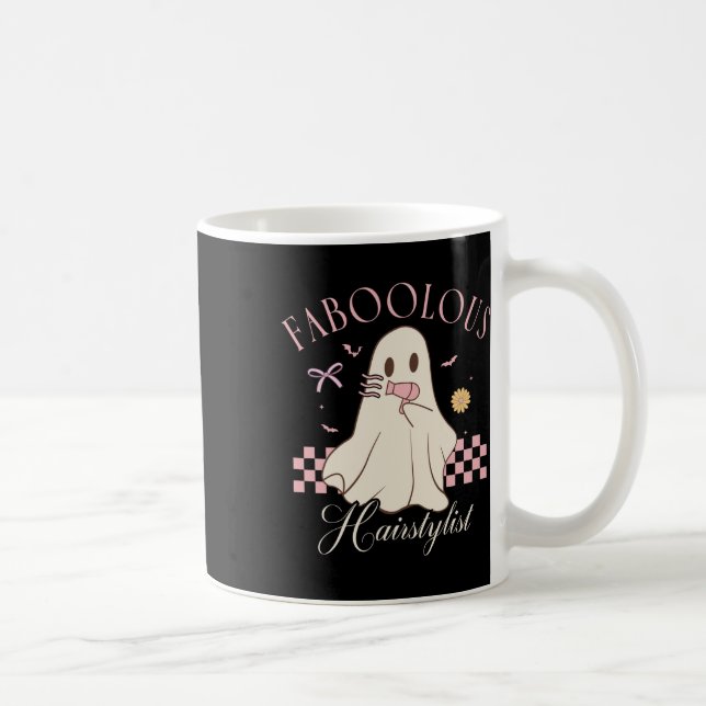 Caneca De Café Cabeleireiro Faboolous Coquete Cosmólogo Fantasma (Direita)