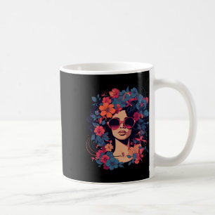 Caneca De Café Cabelo Afro Natural História Negra Orgulho Preto M