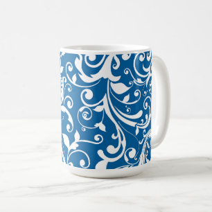 Caneca De Café Cabelo Azul-Mug