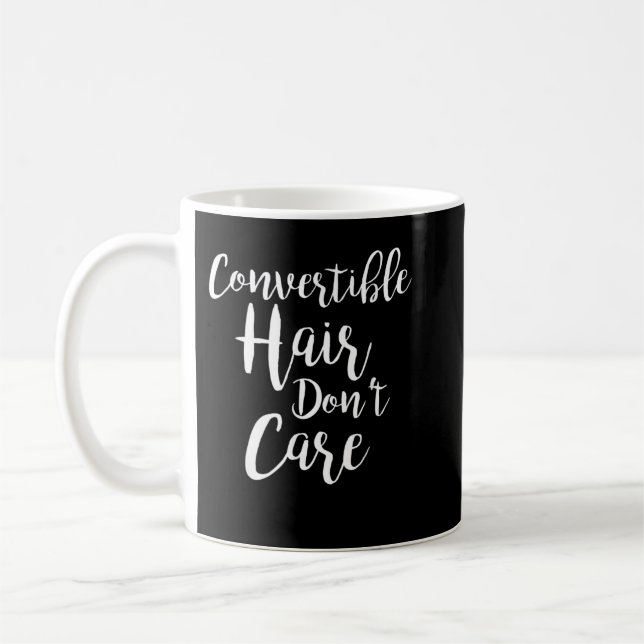 Caneca De Café Cabelo convertível Não se importa (Esquerda)
