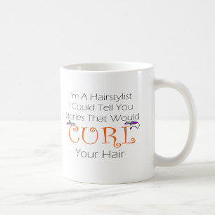 Caneca De Café Cabelo da onda do Hairstylist