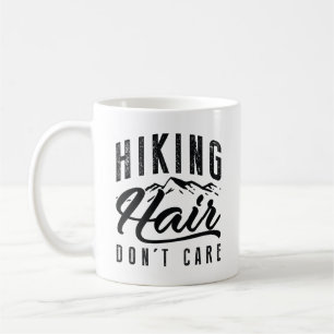 Caneca De Café Cabelo de caminhada Não se importa
