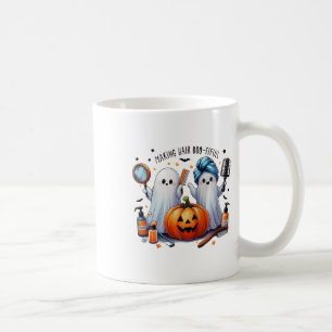 Caneca De Café Cabelo do fazer Bootizado Halloween Stylist Ghost