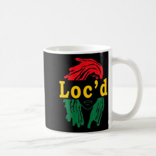 Caneca De Café cabelo loiro mulher negra melanina menina juneteen