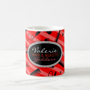 Caneca De Café Cabelo vermelho clássico & beleza