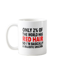 Cabelo vermelho engraçado
