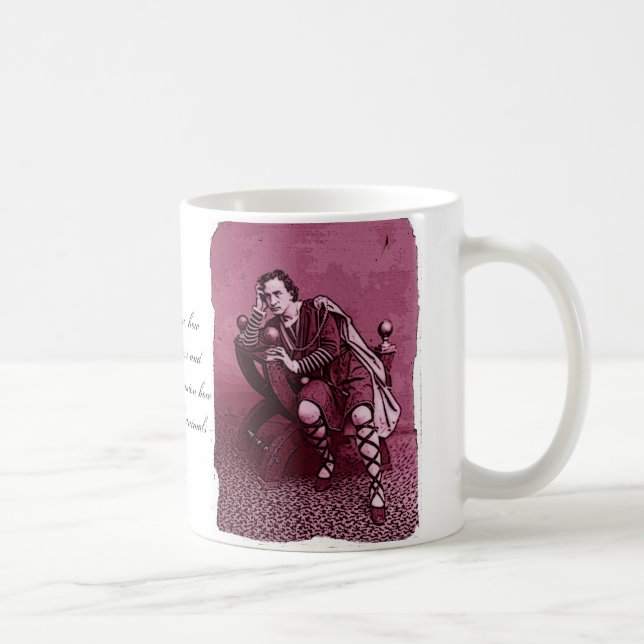 Caneca De Café Cabine de Edwin como Hamlet (Direita)